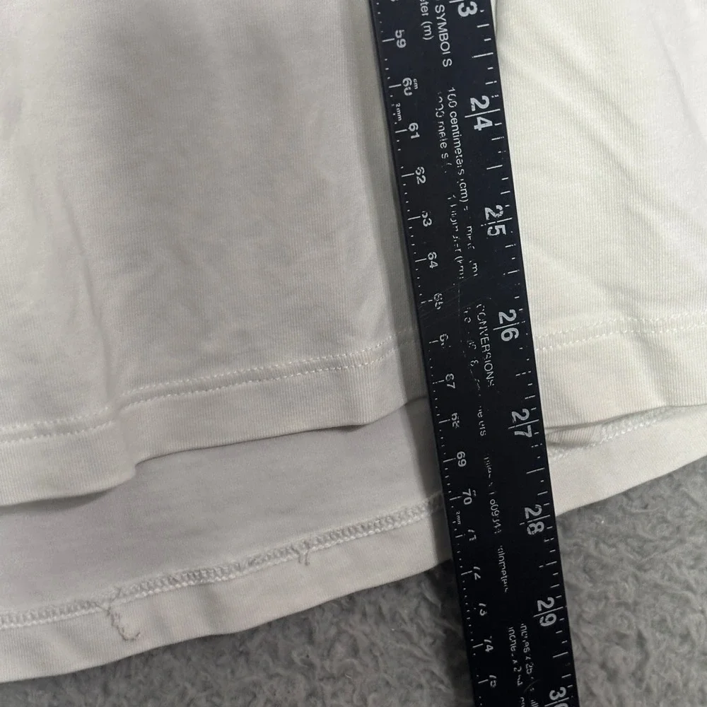 Lululemon Vitasea Pima Cotton Long Sleeve Crewneck Top White Size M